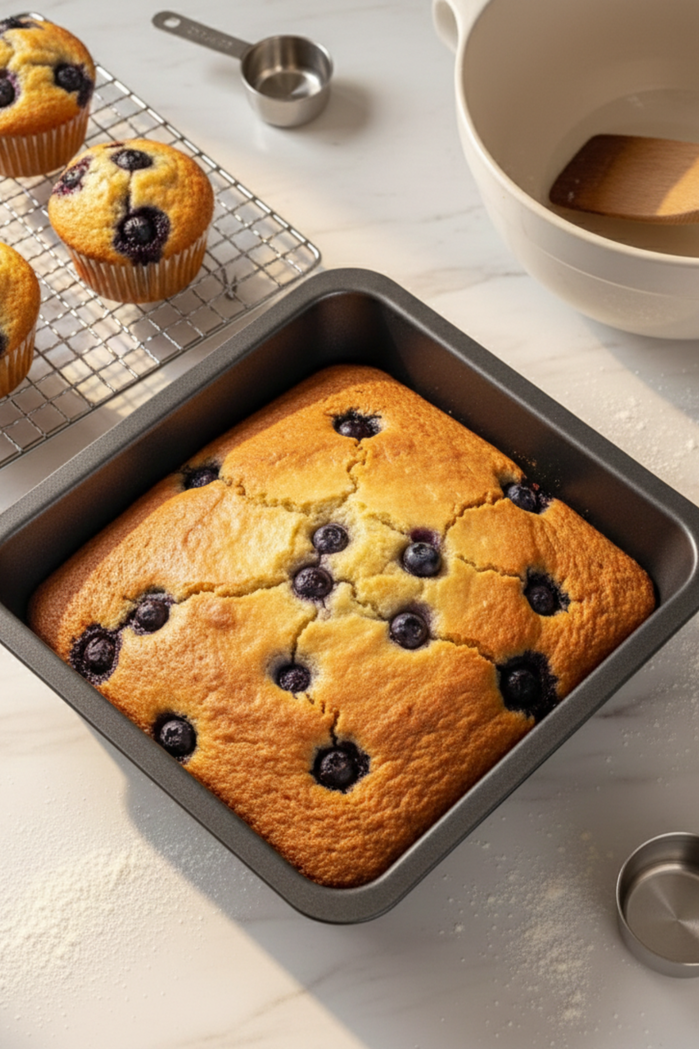 Square Baking Tray Pan – Non-Stick Cake & Brownie Baking Pan