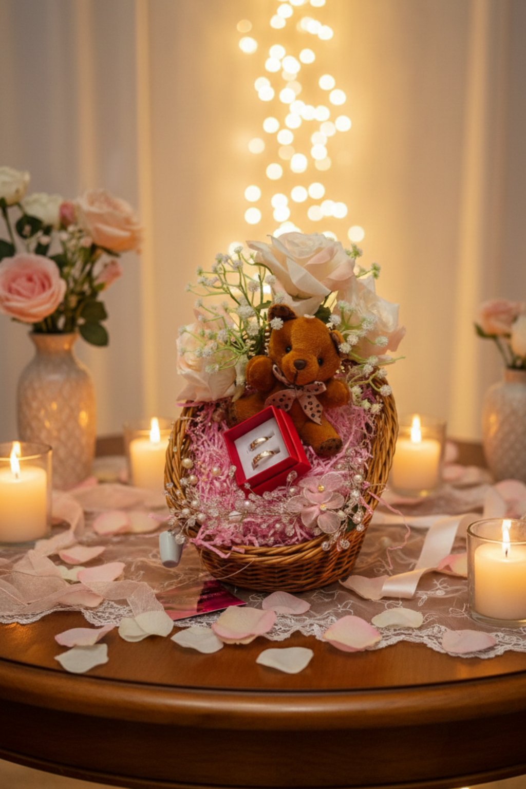 Teddy Love Gift Combo – Cute Valentine Edition