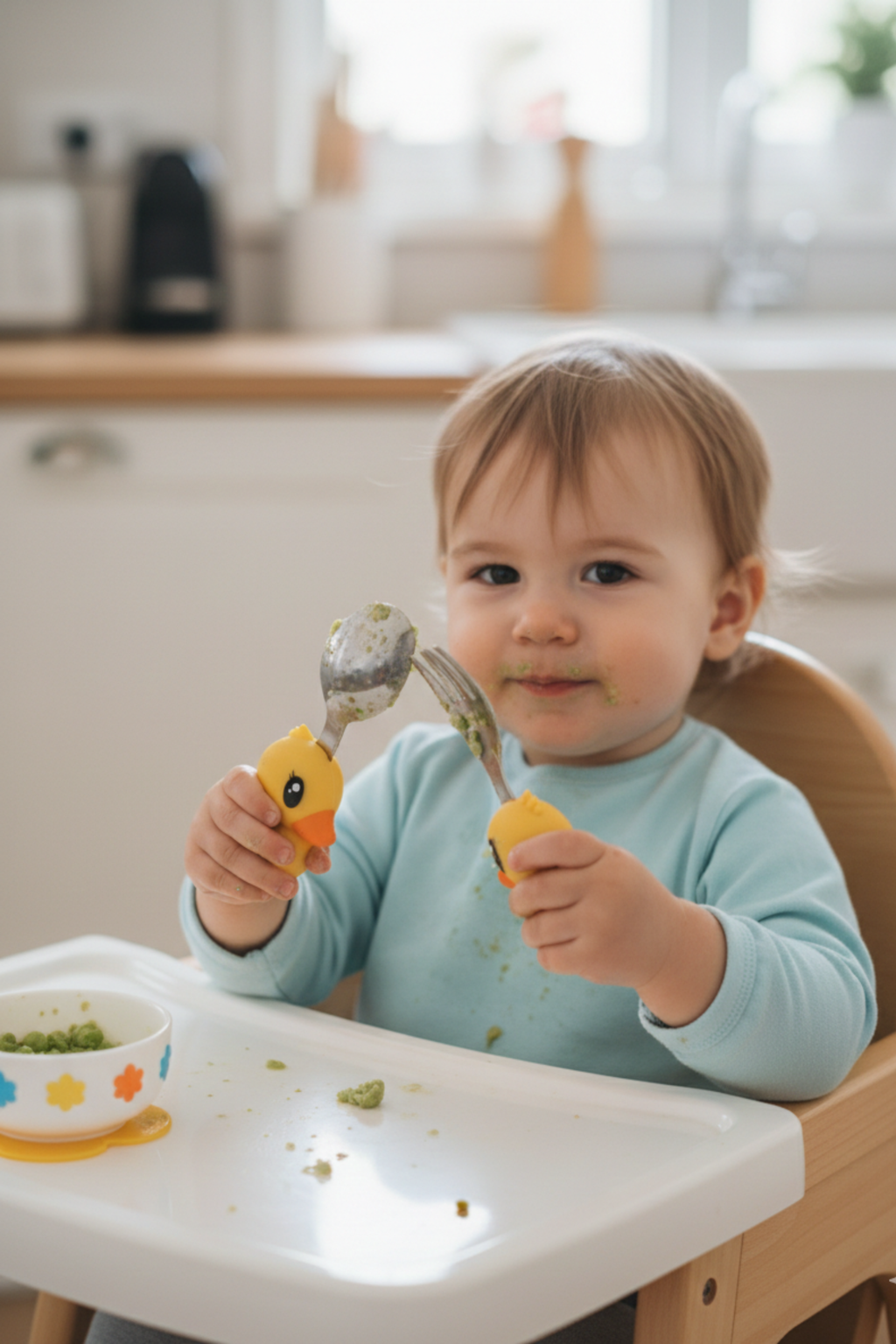 Silicone Kids Spoon Set – BPA Free Soft Feeding Spoons
