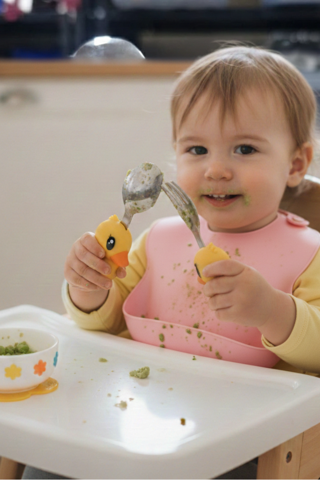 Silicone Kids Spoon Set – BPA Free Soft Feeding Spoons