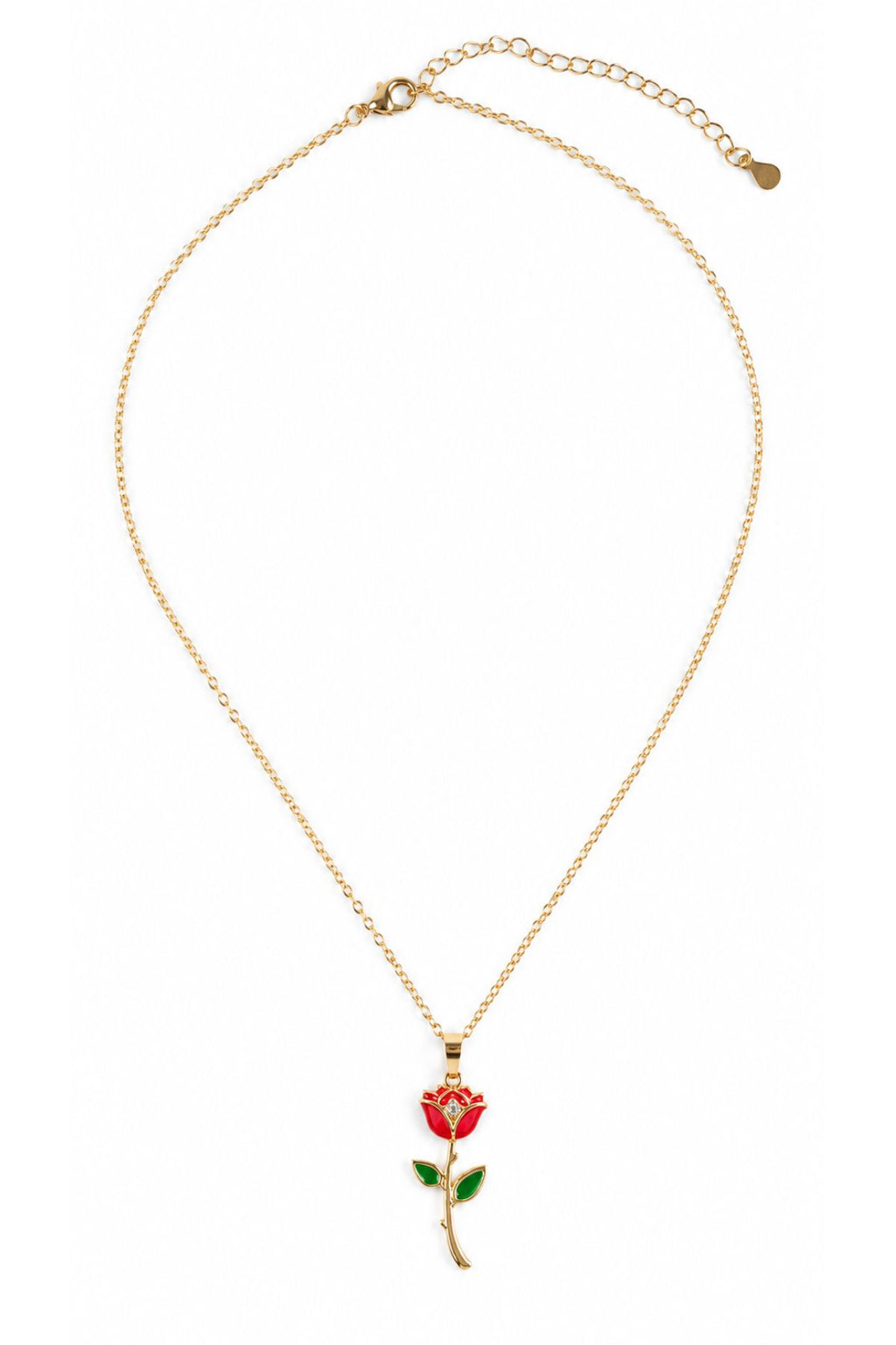 Rose Charm Necklace