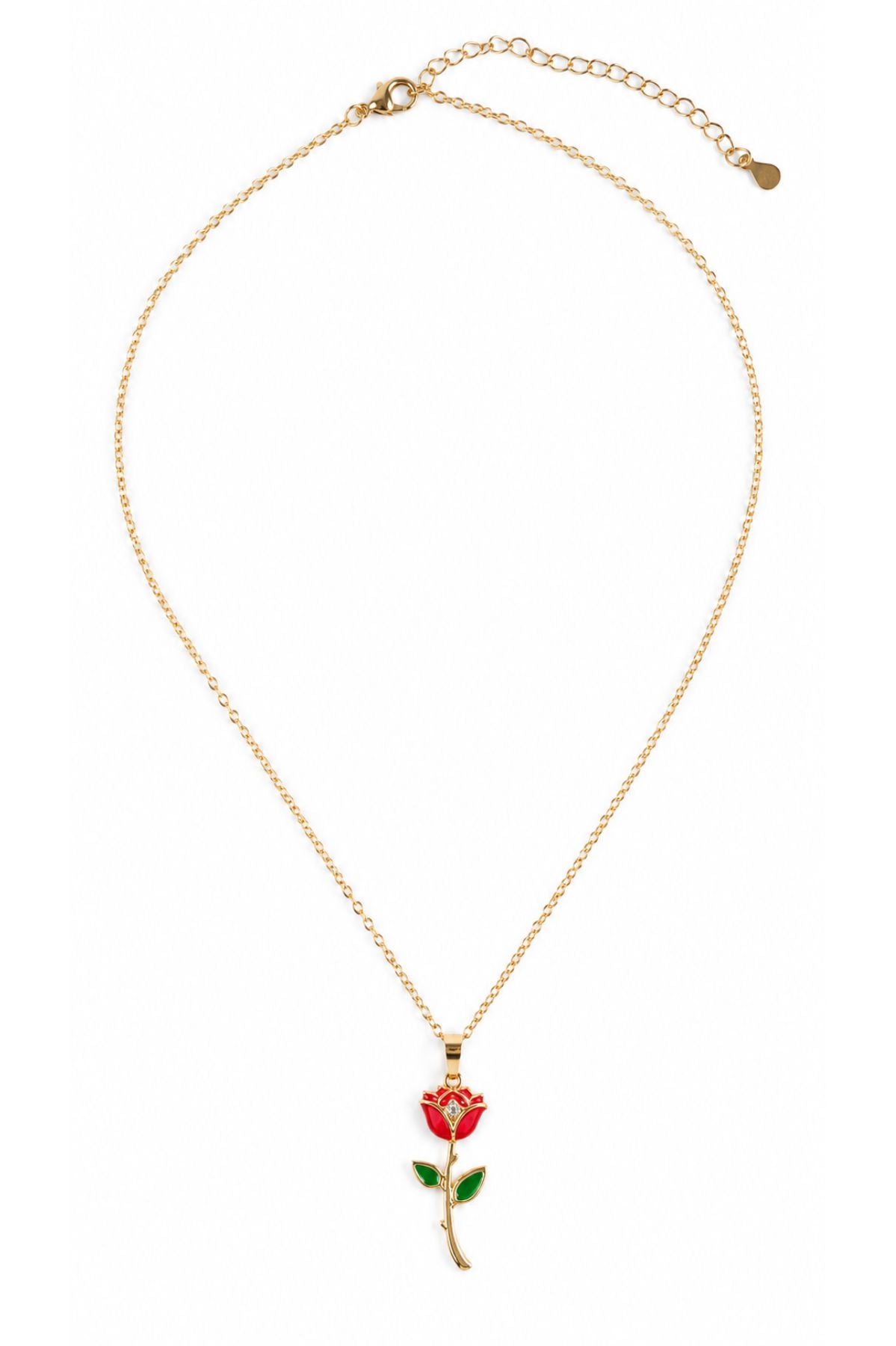Rose Charm Necklace