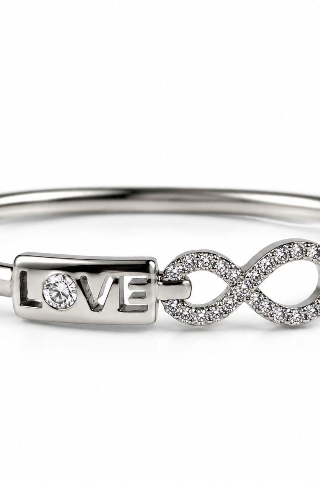 Silver Love Diamond Bracelet