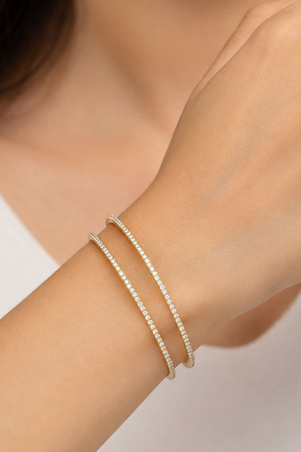 Diamond Bangle Bracelet