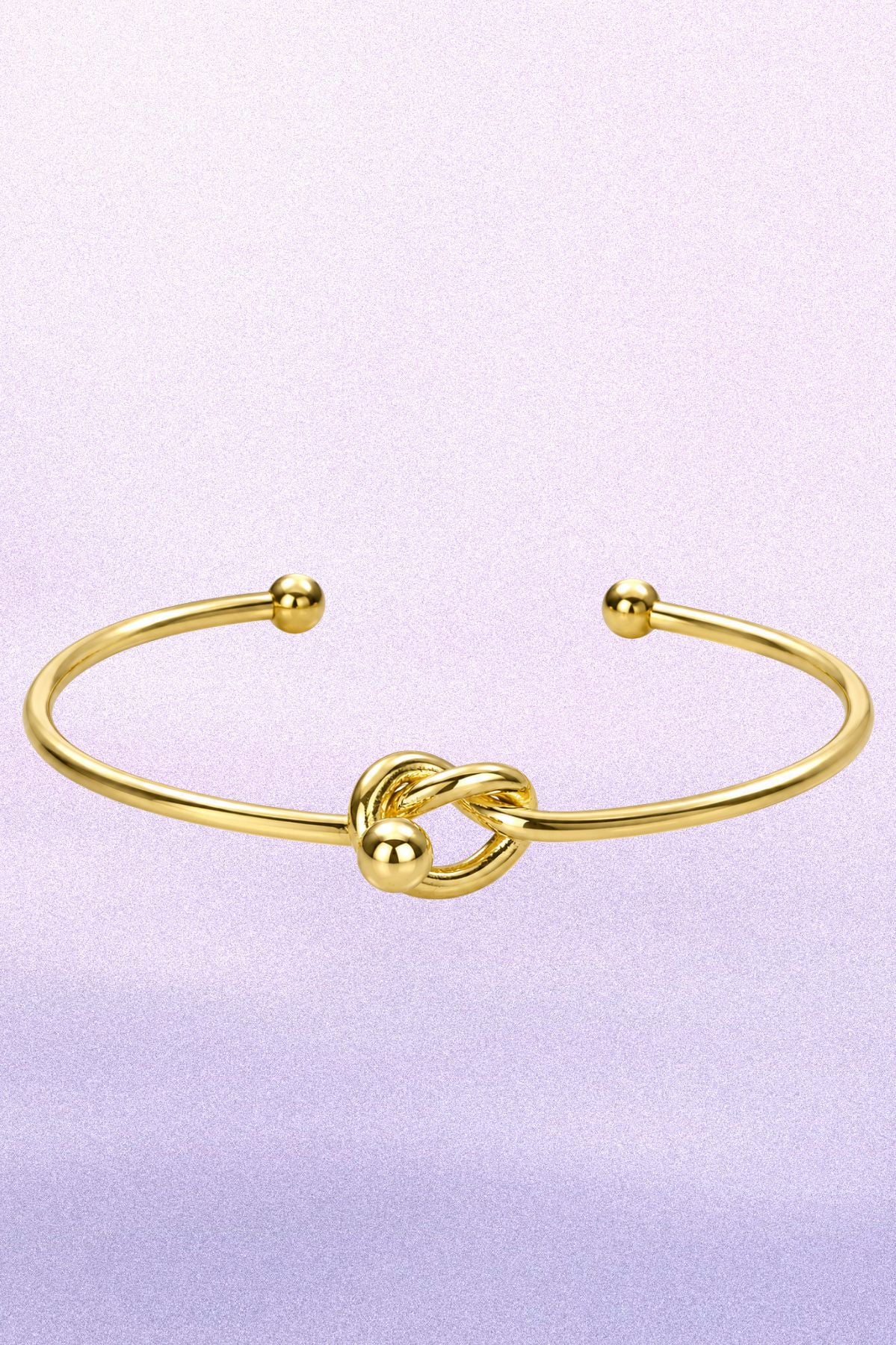 Golden Knot Cuff Bracelet