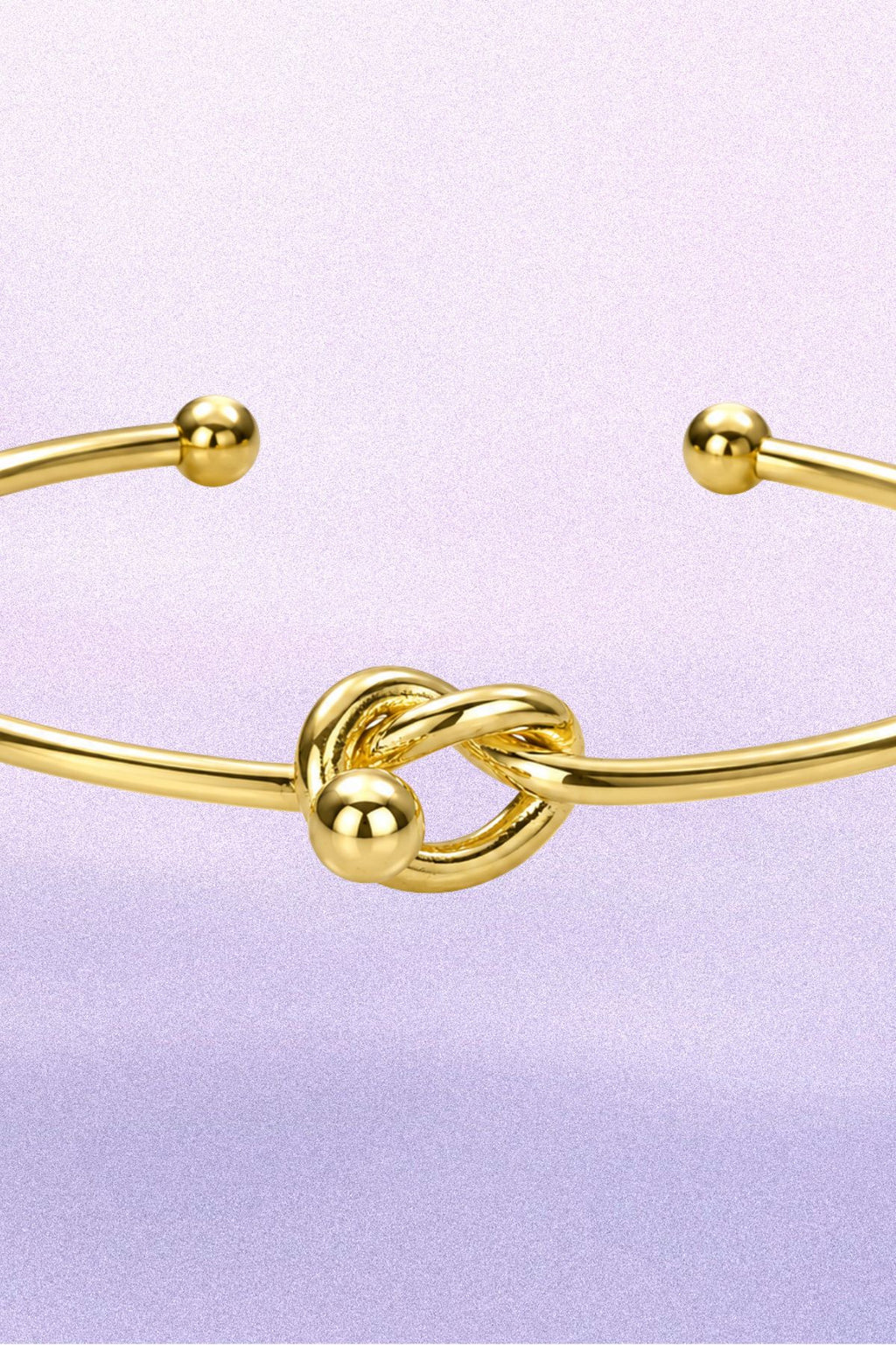 Golden Knot Cuff Bracelet