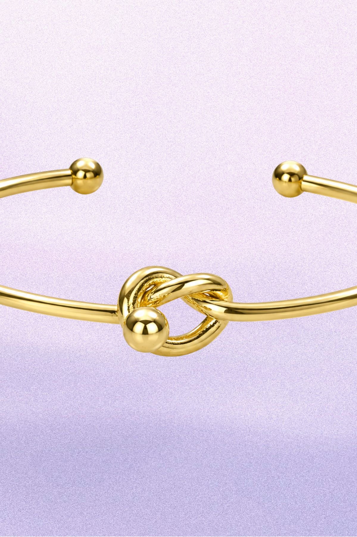 Golden Knot Cuff Bracelet