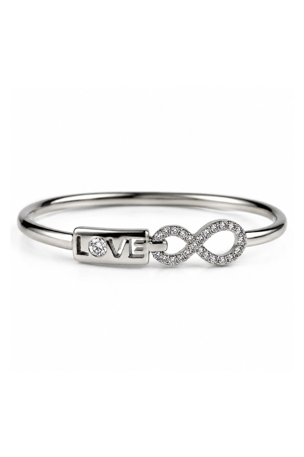 Silver Love Diamond Bracelet