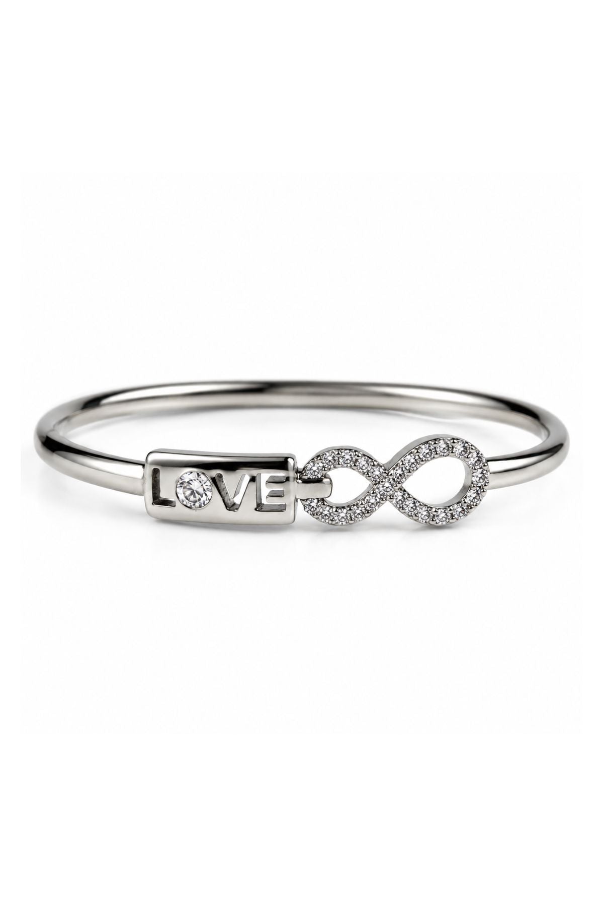 Silver Love Diamond Bracelet