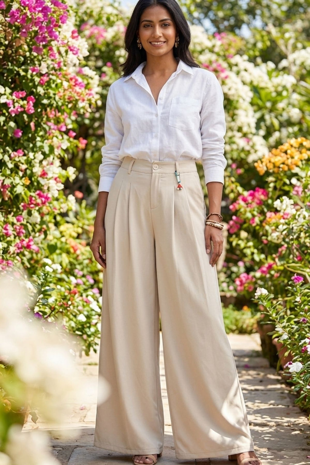 Korean Beige Pants