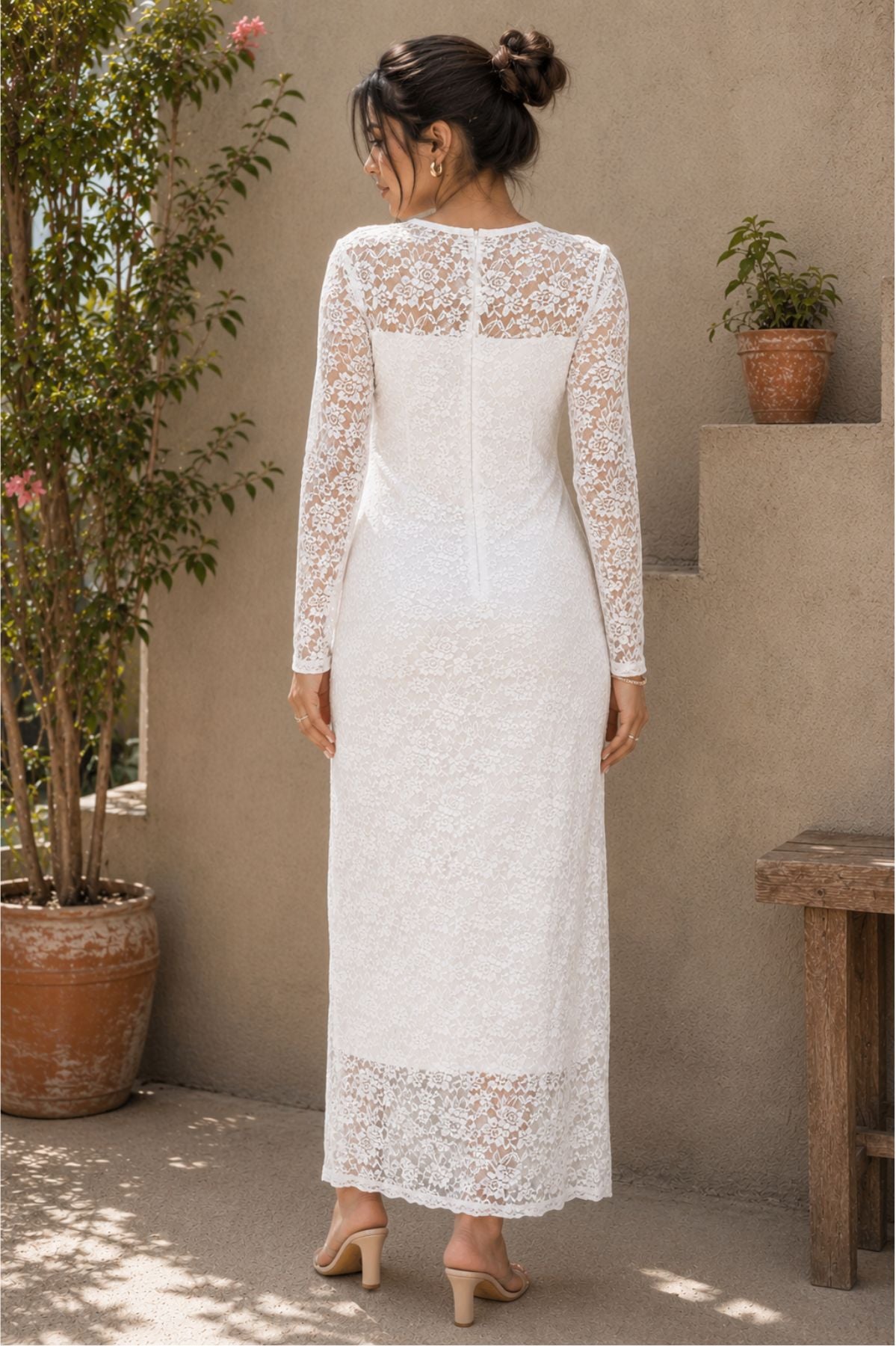 Women's Dress With Embroidered