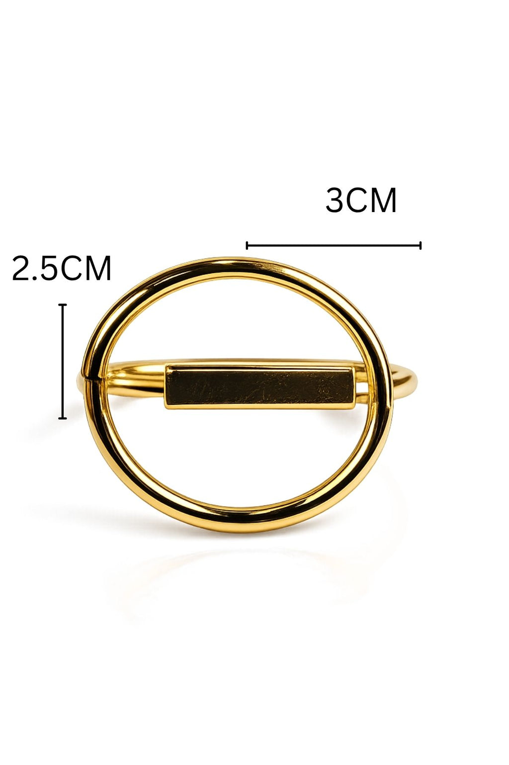 Modern Golden Wrap Ring