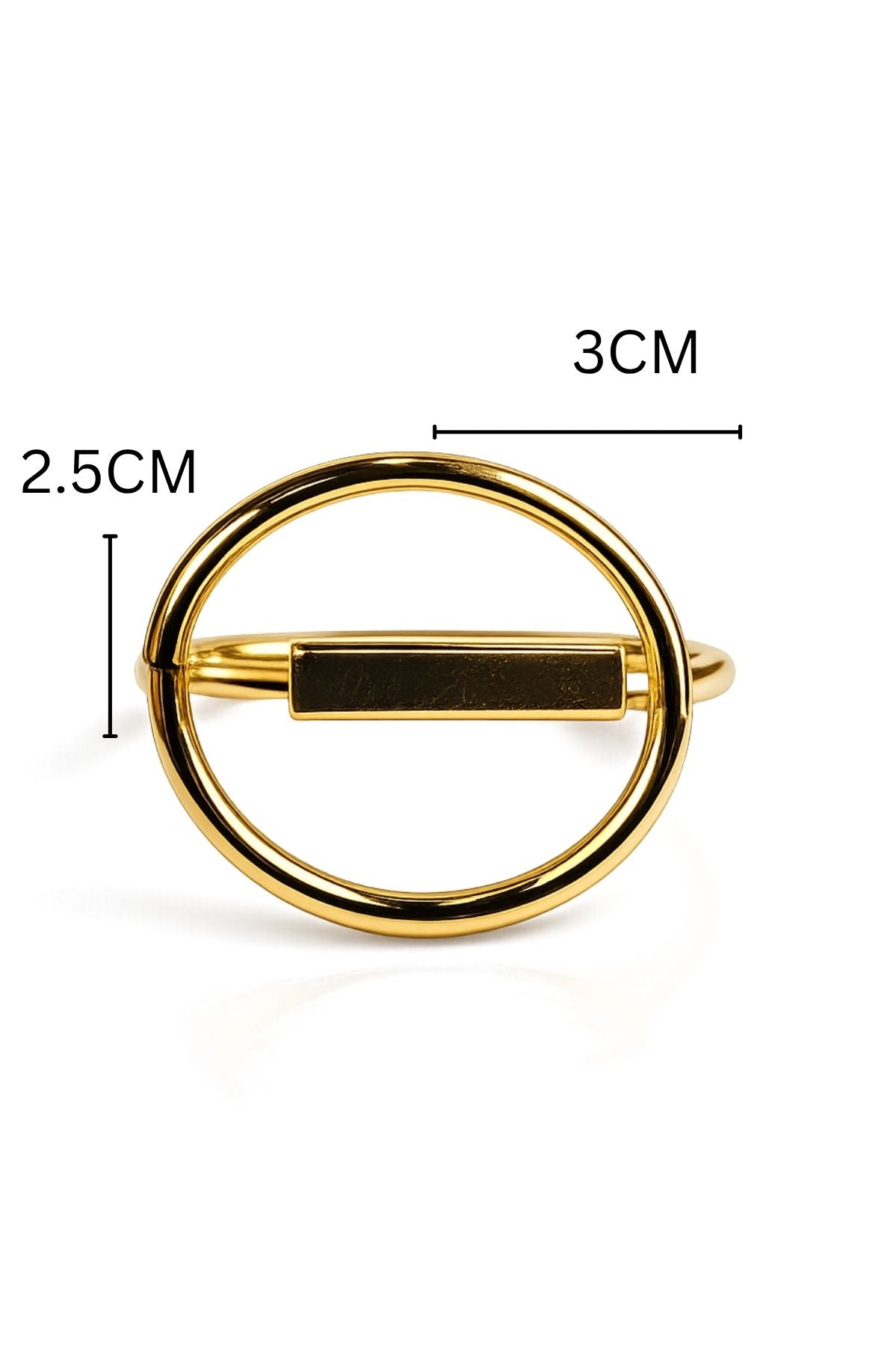 Modern Golden Wrap Ring