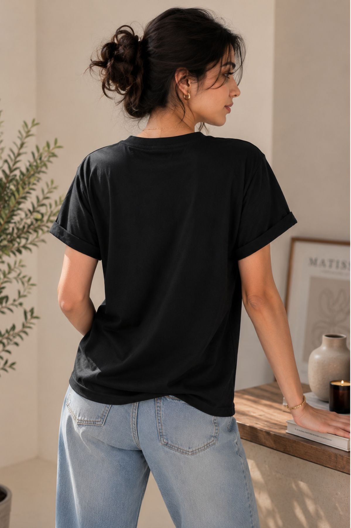 Aira Tee – III | 3D Floral T-Shirt