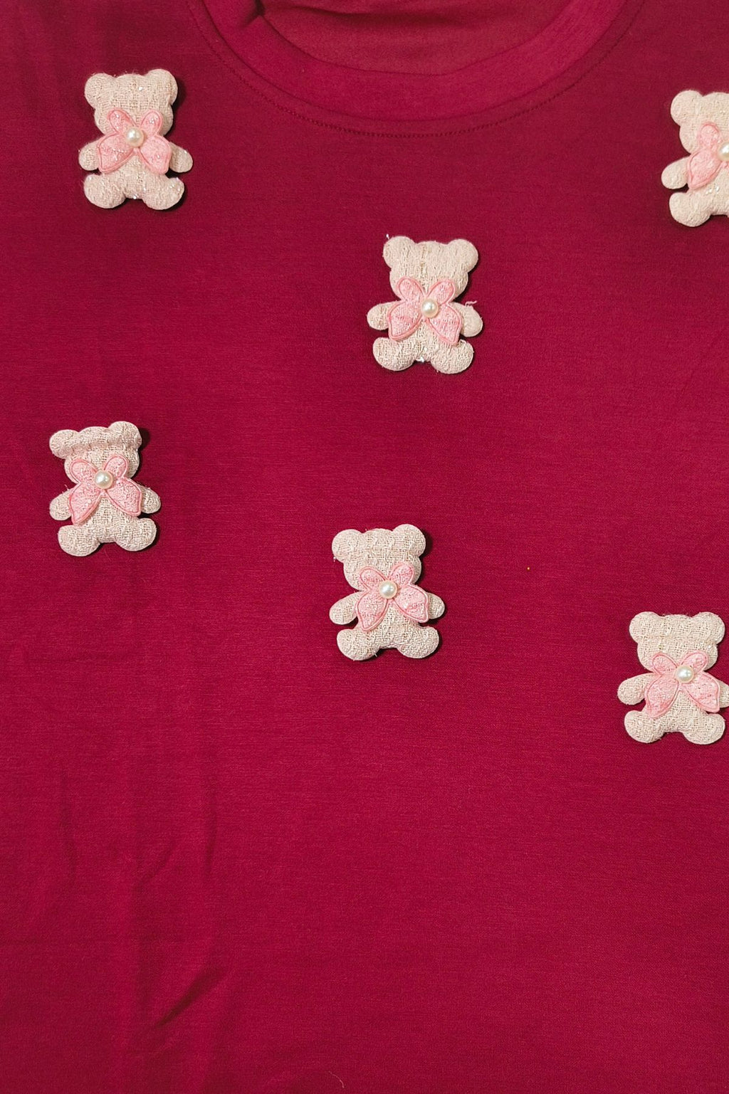 3D Teddy Bear Graphic T-Shirt