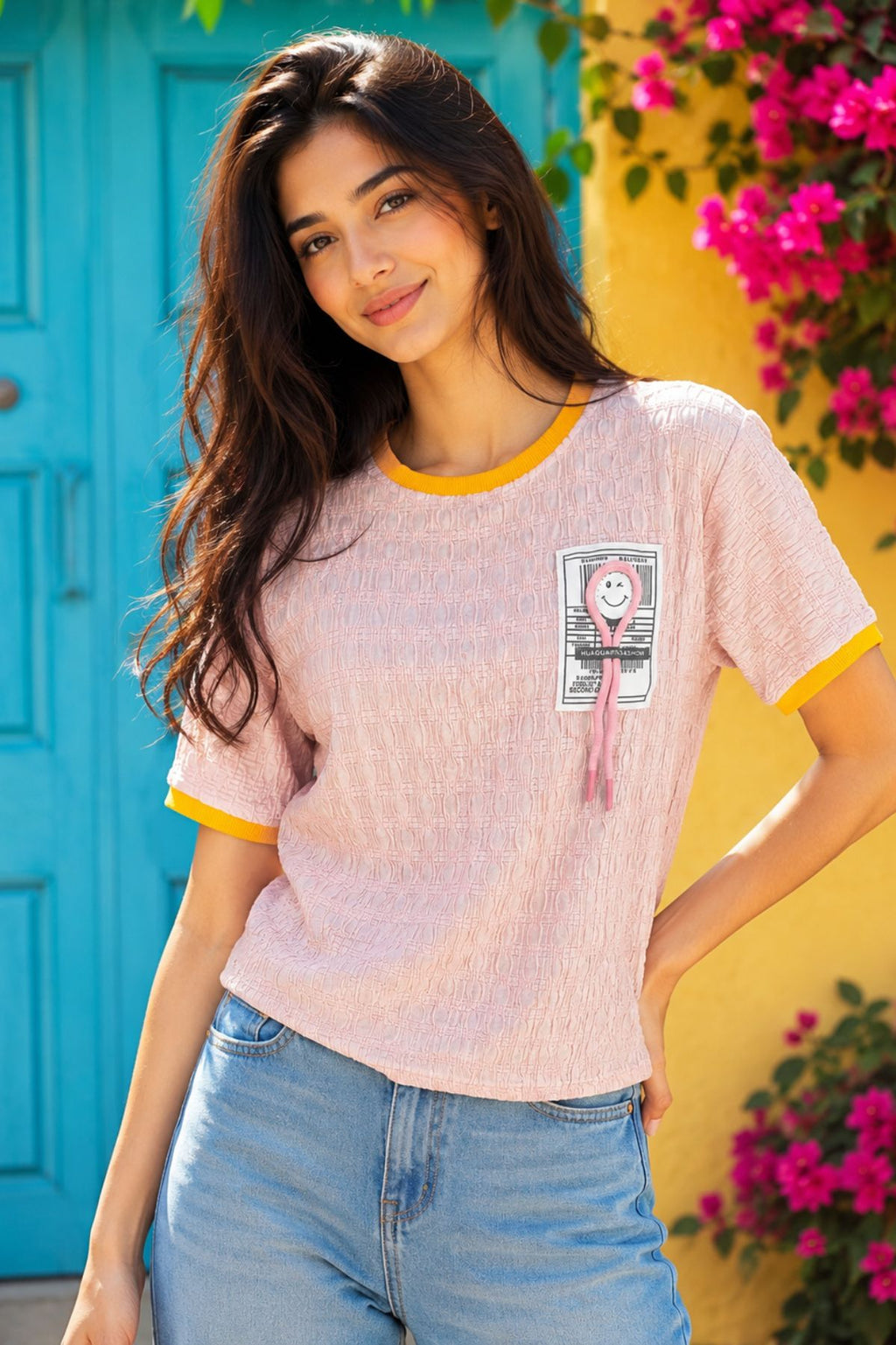Smiley Nod Graphic T-Shirt