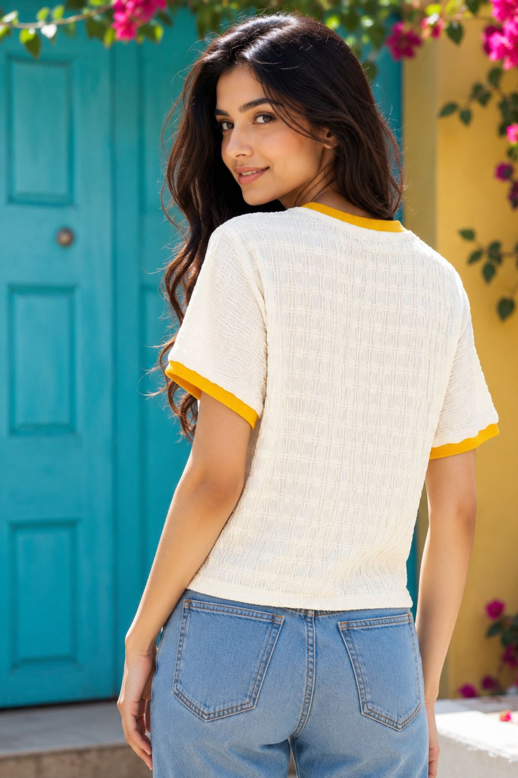 Shimmer Smiley T-Shirt