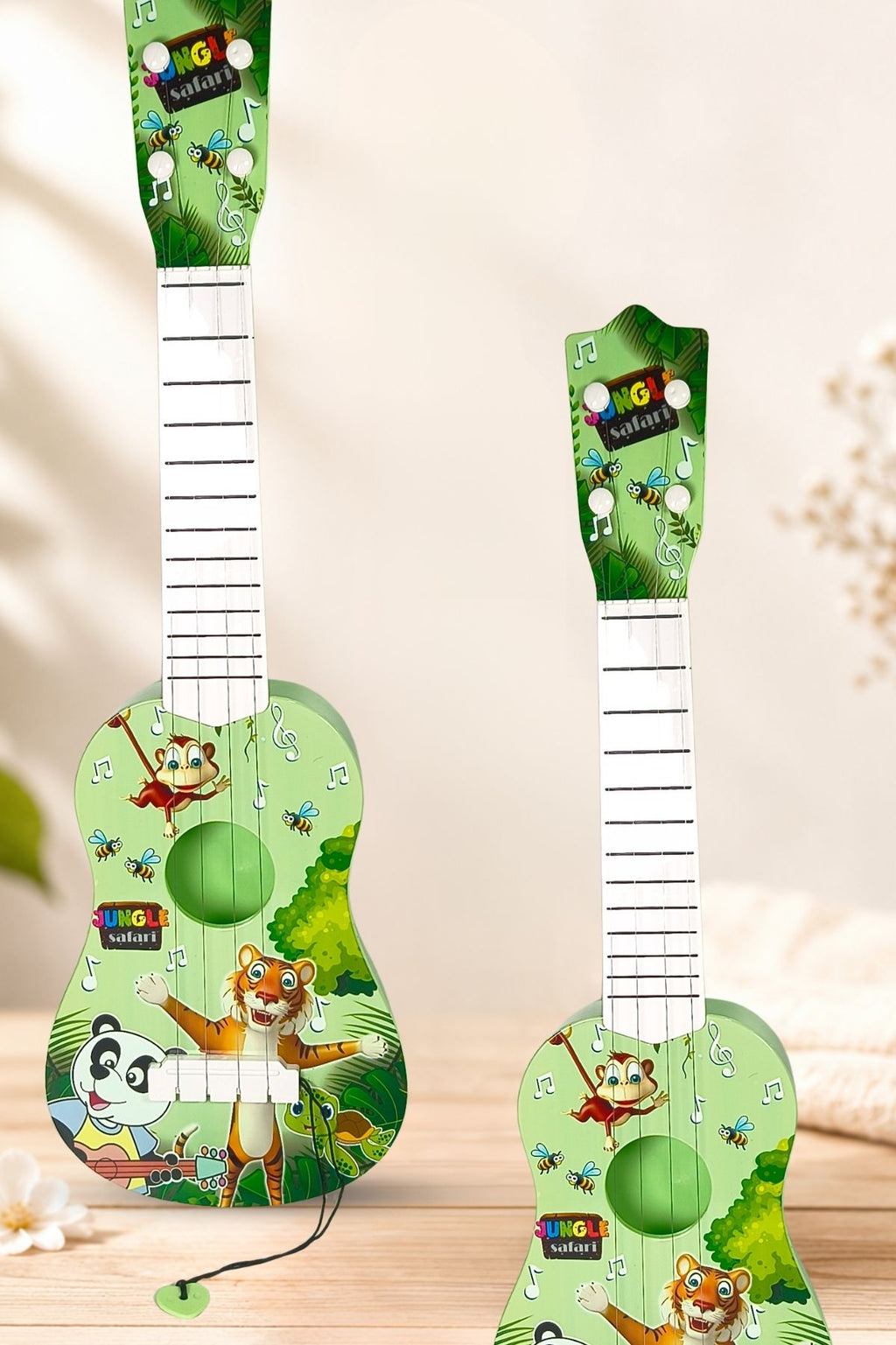 Jungle Theme 4-String Toy Guitar