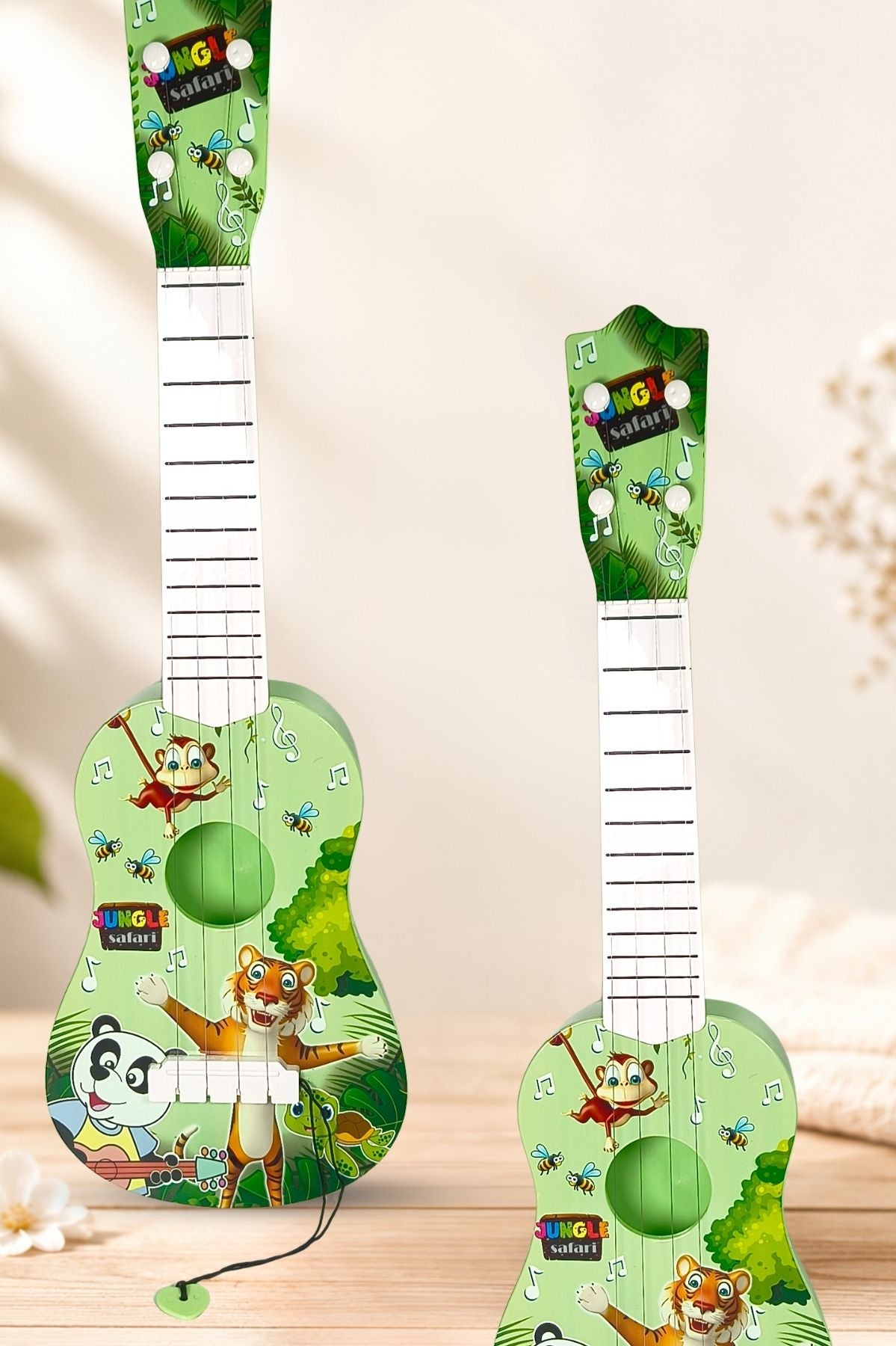 Jungle Theme 4-String Toy Guitar