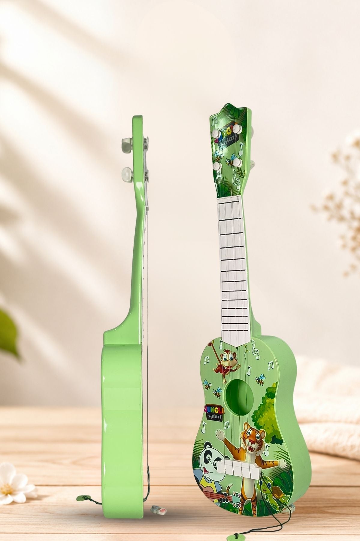 Jungle Theme 4-String Toy Guitar