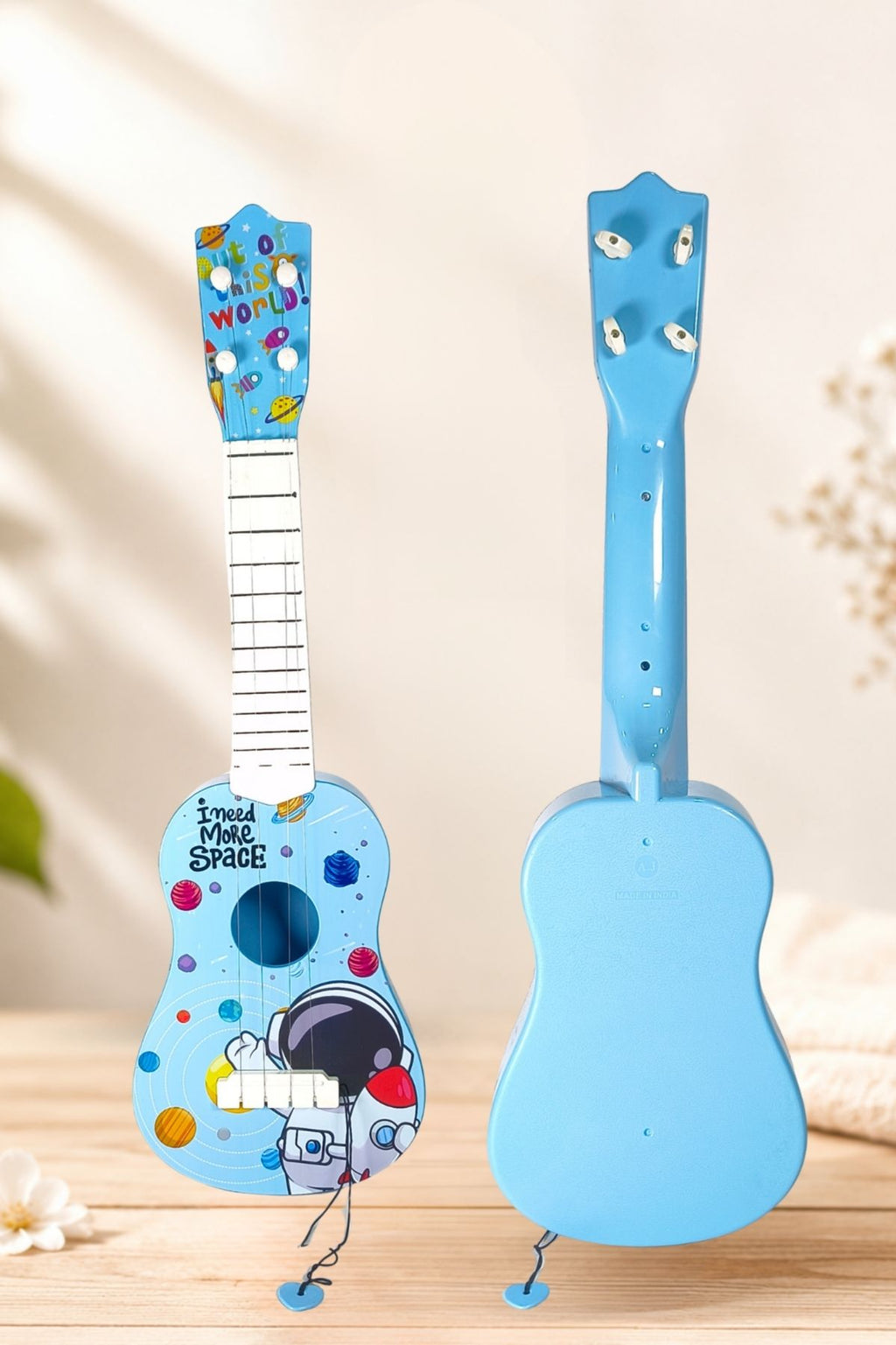 Space Theme 4-String Toy Guitar