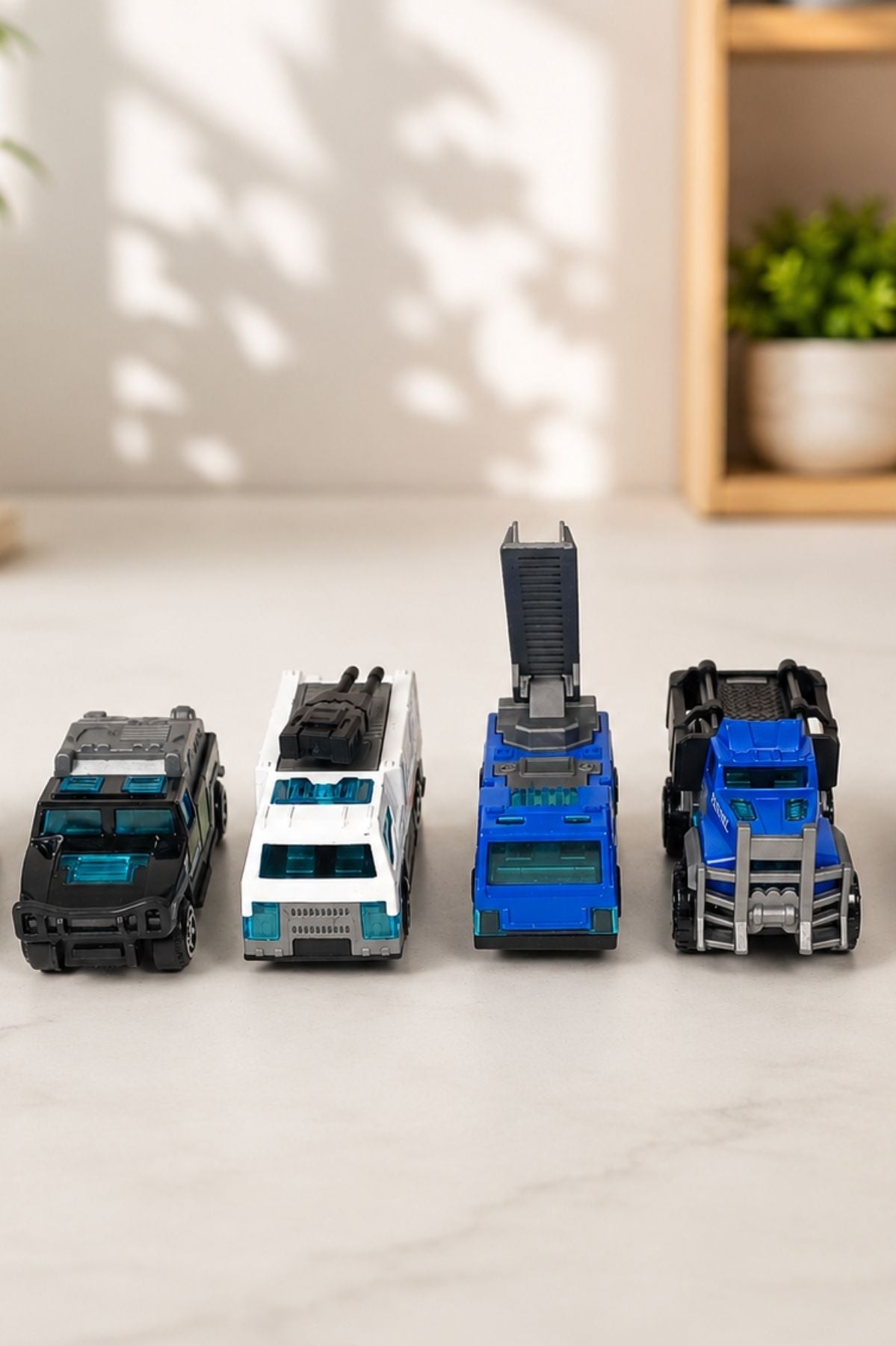 Police and Emergency Vehicle Toy Set (6 Pieces)