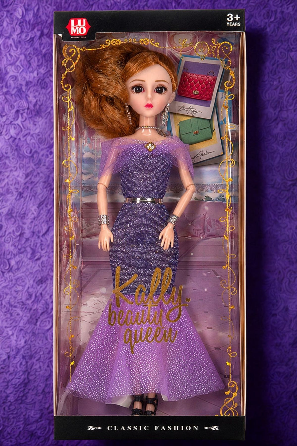 Purple Barbie Doll Toy