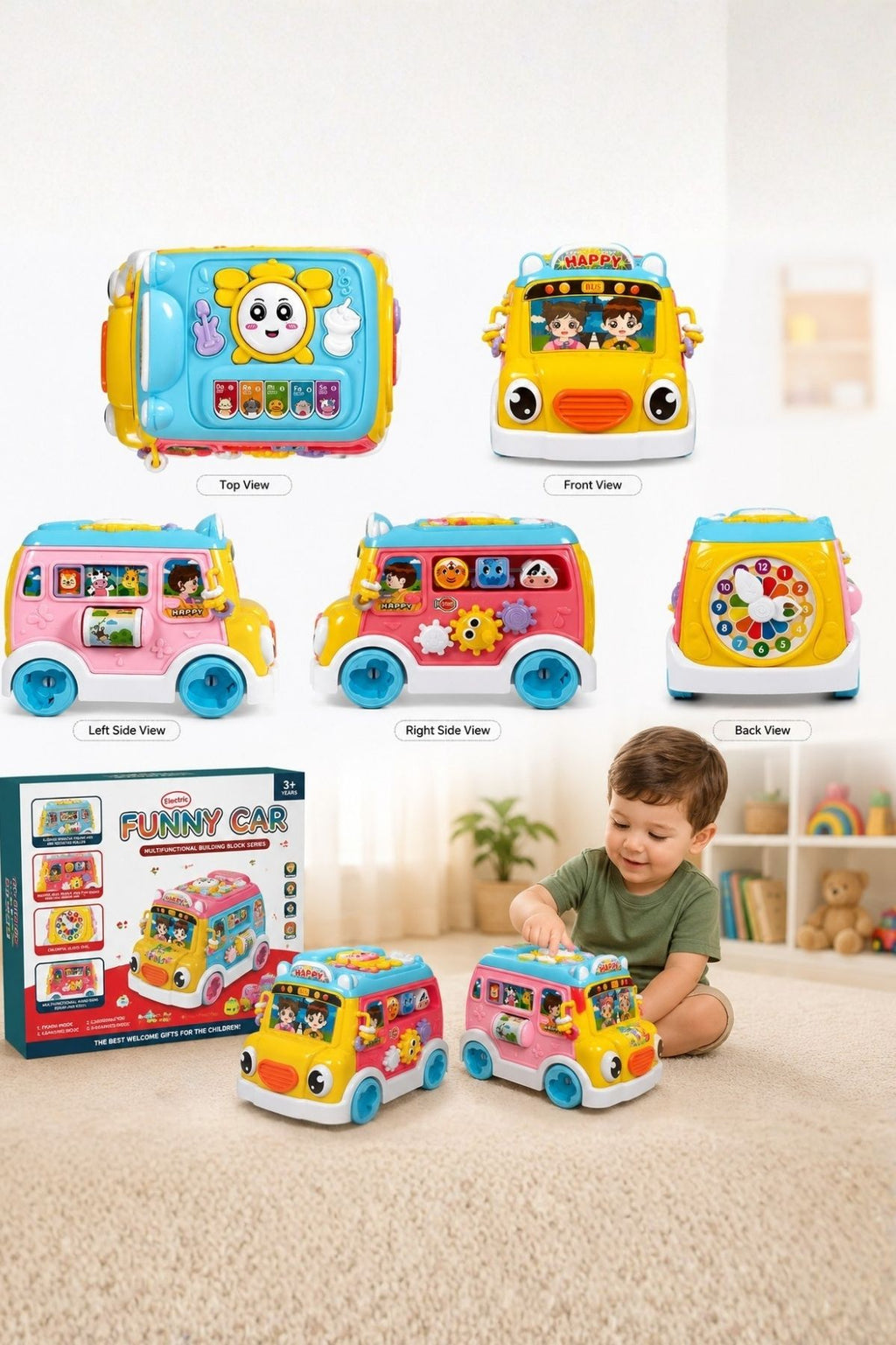 Musical Cute Car Toy