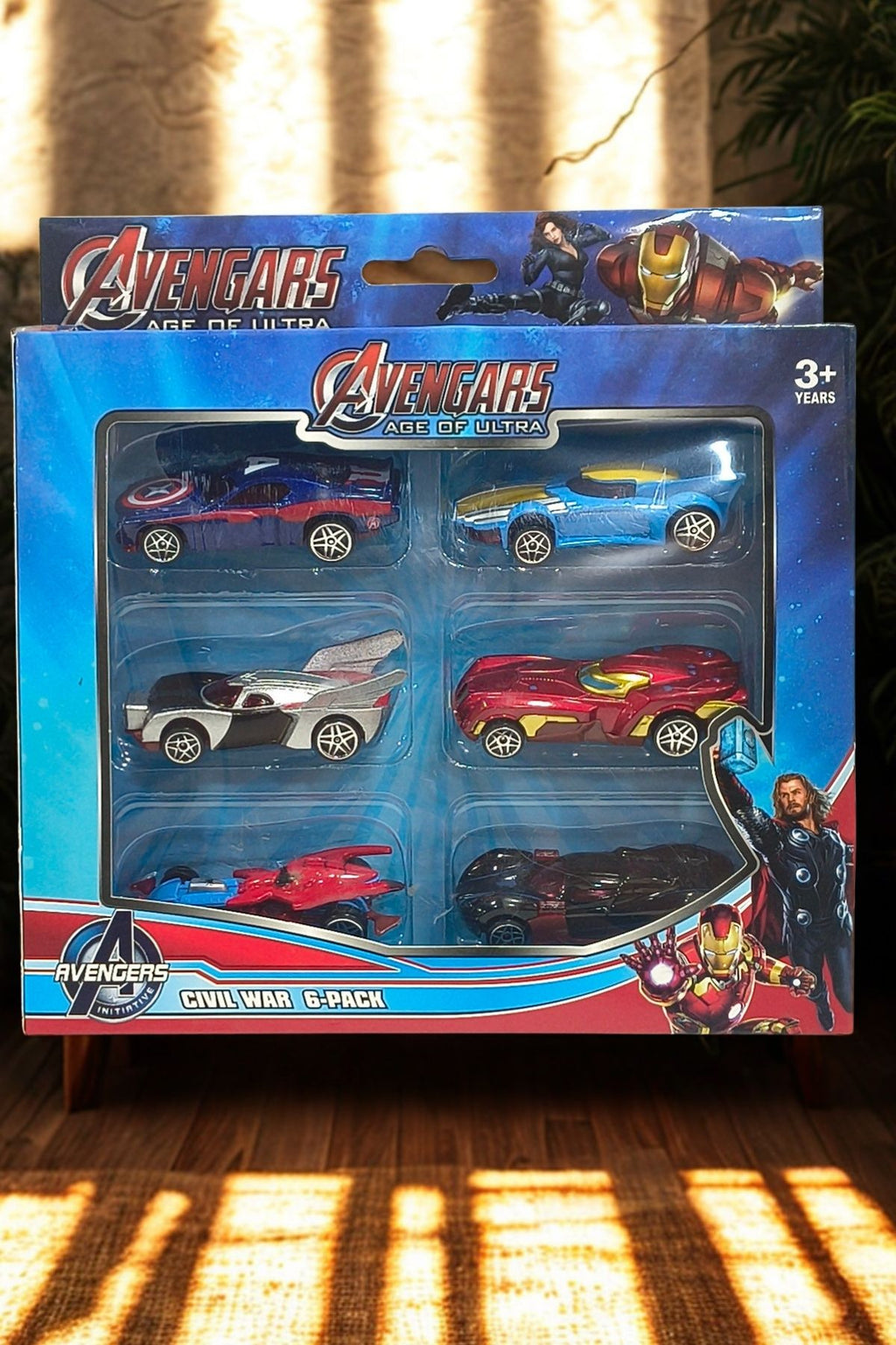 Avengers Metal Car Set (6 Pieces)
