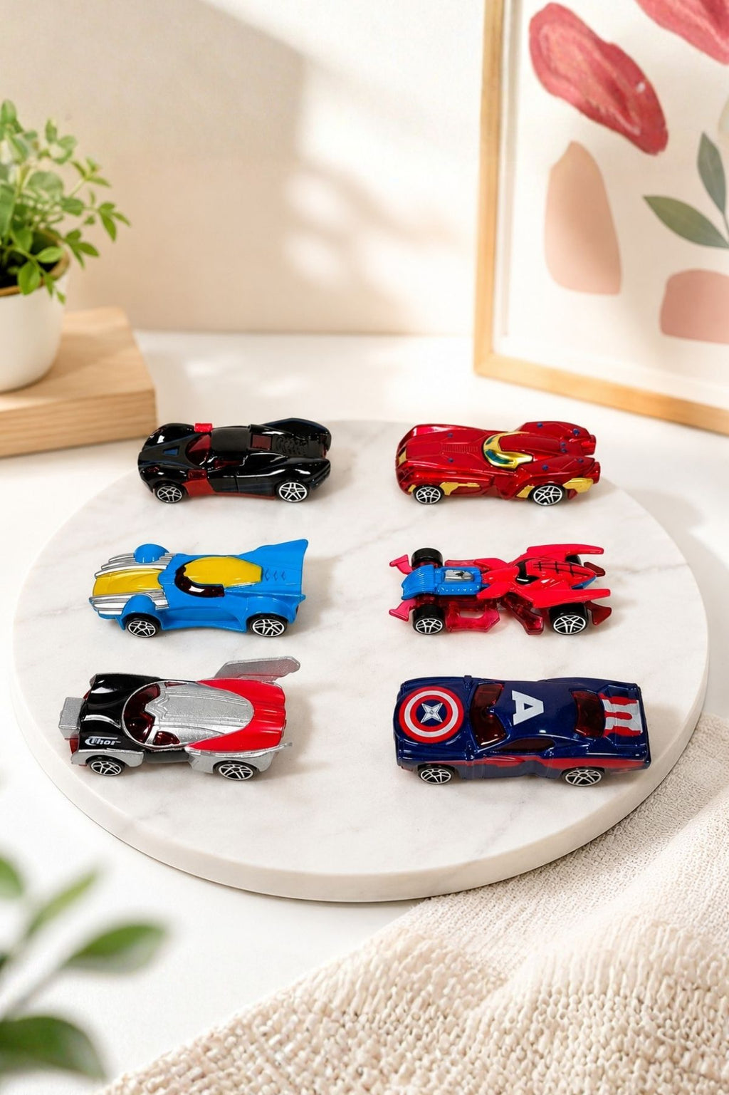 Avengers Metal Car Set for Kids | Fairytales Casa