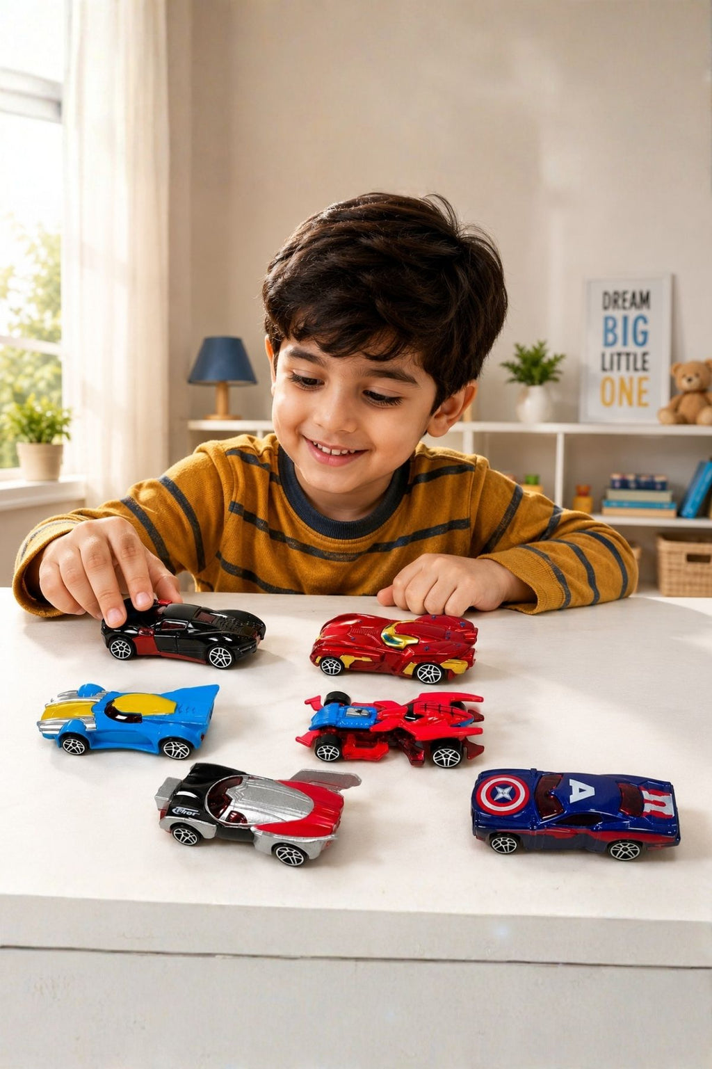 Avengers Metal Car Set (6 Pieces)