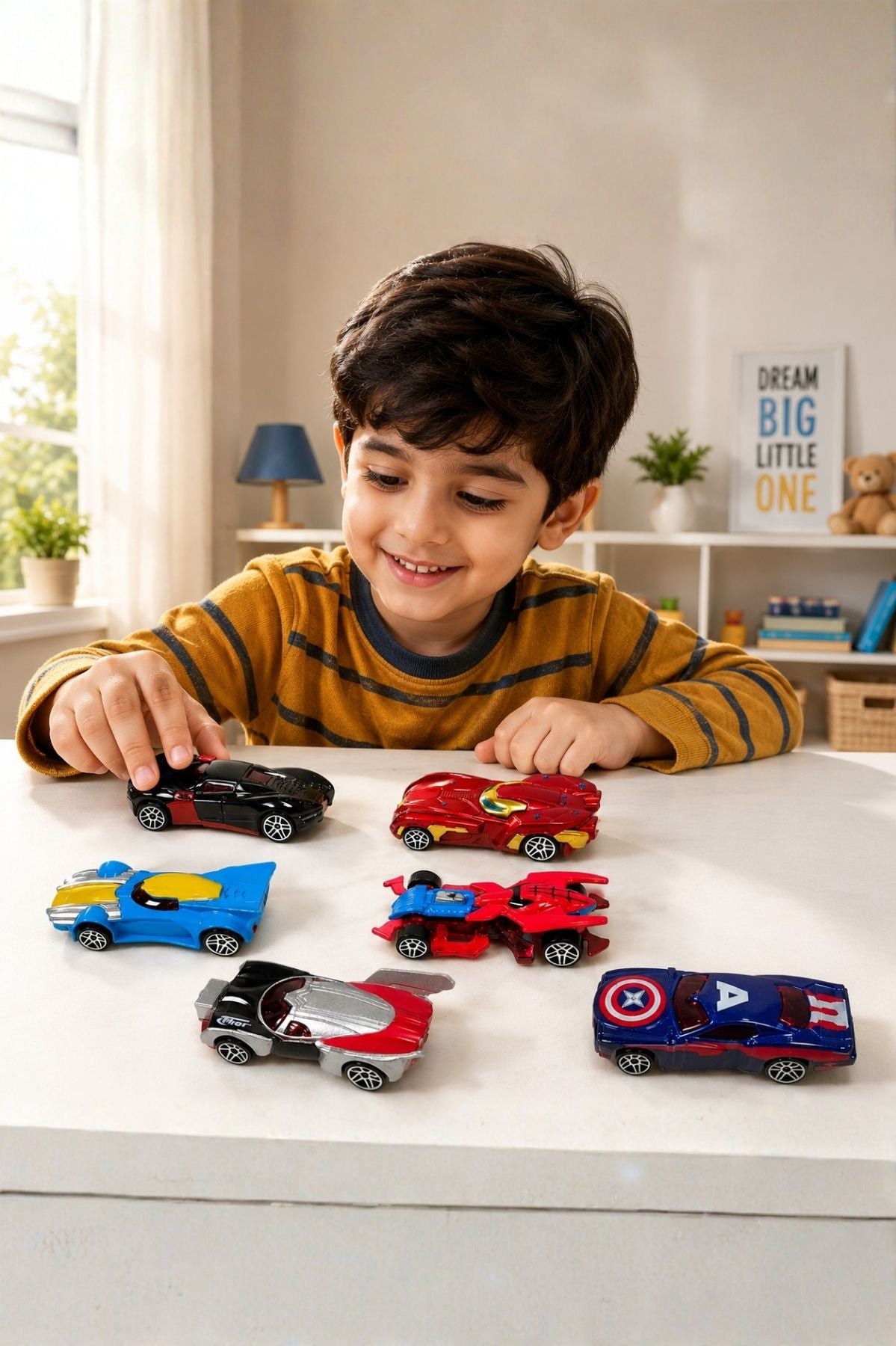 Avengers Metal Car Set (6 Pieces)