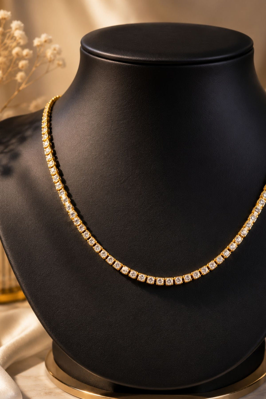 Diamond Studded Choker Necklace
